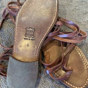 Sandals pure leather